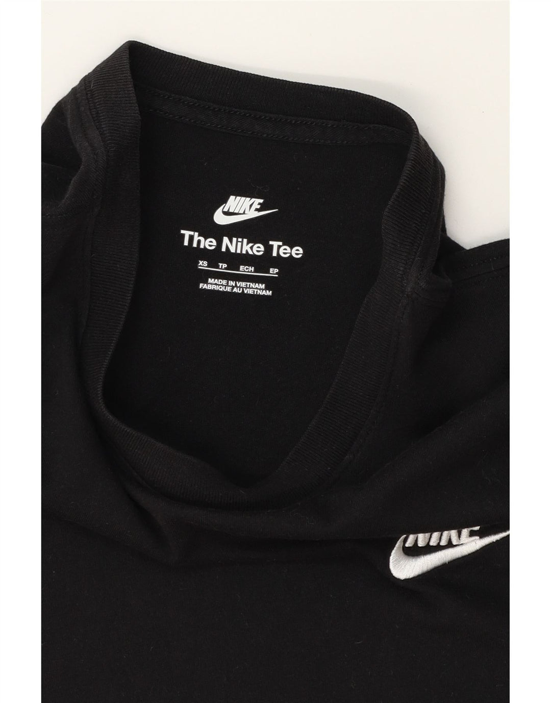 NIKE Womens T-Shirt Top UK 6 XS Black Vintage Nike and Second-Hand Nike from Messina Hembry 