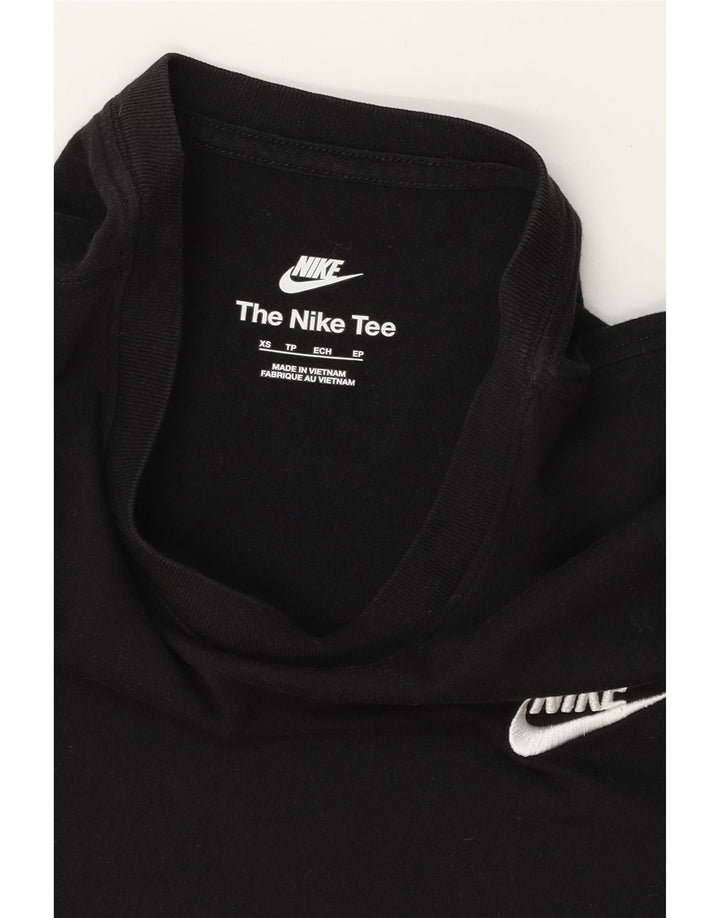NIKE Womens T-Shirt Top UK 6 XS Black Vintage Nike and Second-Hand Nike from Messina Hembry 