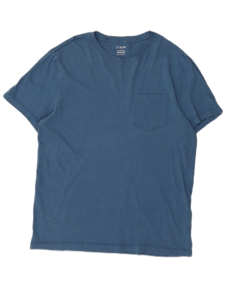 J. CREW Camiseta ajustada para hombre Top de algodón azul medio
