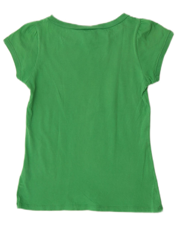 Benetton Camiseta Estampada Peanuts para Niña 10-11 Años XL Algodón Verde