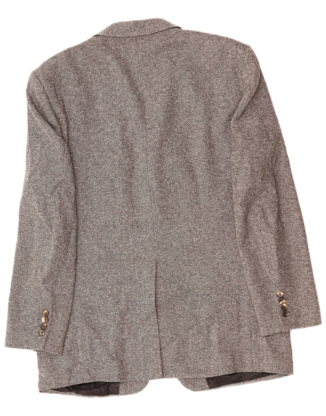 KARL LAGERFELD Chaqueta tipo blazer de 3 botones para hombre UK 40 Large Grey Wool