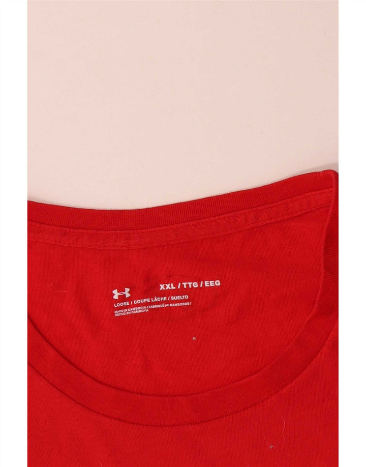 Camiseta Under Armour Hombre Top 2XL Rojo