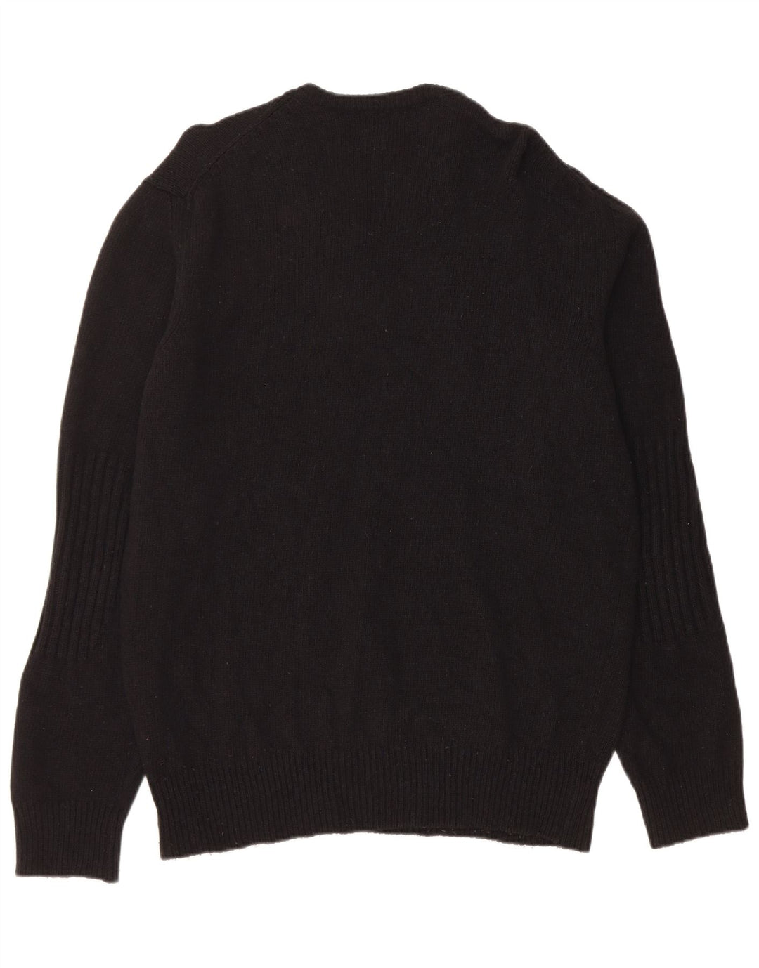 Woolrich Jersey con cuello redondo y gráfico para hombre XL Lana negra