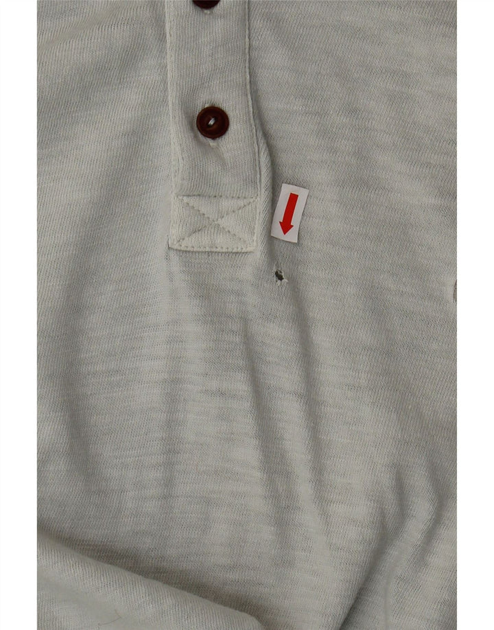 QUIKSILVER Polo de ajuste moderno para hombre de algodón gris medio