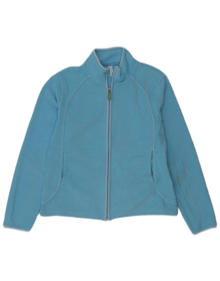 Marks & Spencer Chaqueta polar para mujer UK 44 Poliéster azul grande