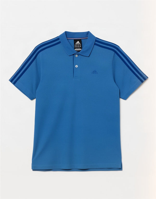Adidas Mens Clima 365 Polo Camisa Pequeña Algodón Azul