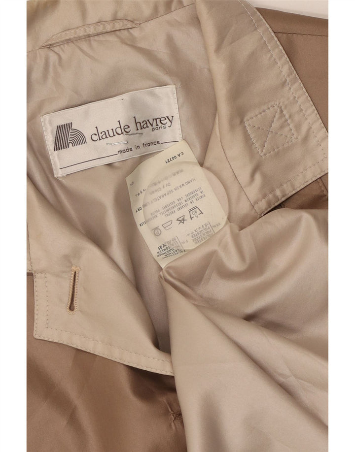 Claude Havrey Abrigo para mujer UK 46 Grande Poliéster marrón