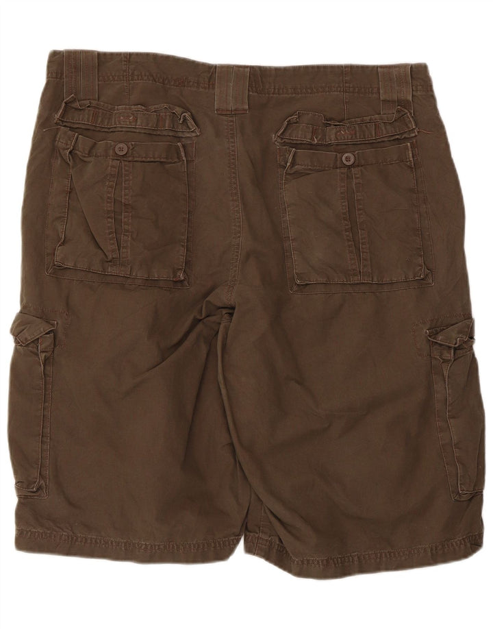 Lee Mens Dungarees Cargo Shorts W36 Grande Algodón Marrón