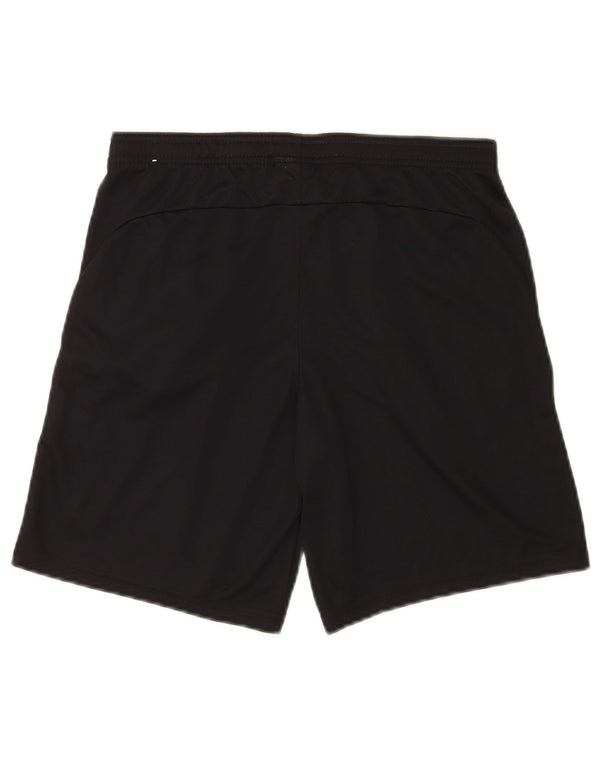 Nike Pantalones cortos deportivos gráficos para hombre pequeños deportivos de poliéster negro