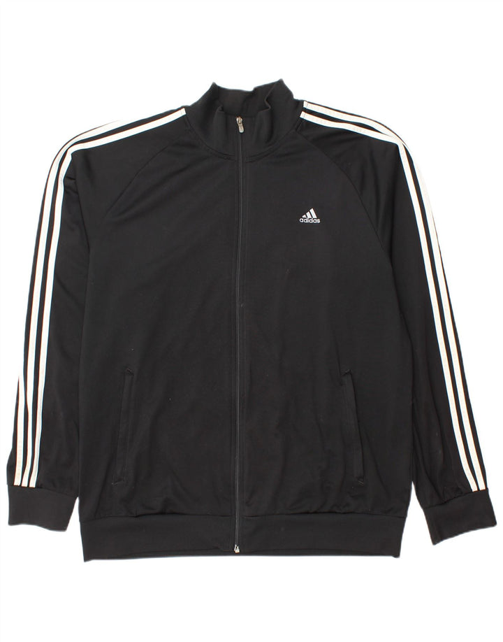 Adidas Mens Clima 365 Chándal Top Chaqueta XL Negro Poliéster