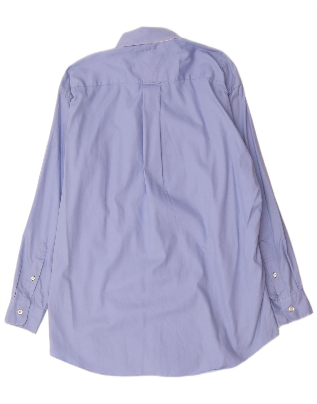 Tommy Hilfiger Camisa para hombre Talla 15 Algodón azul medio