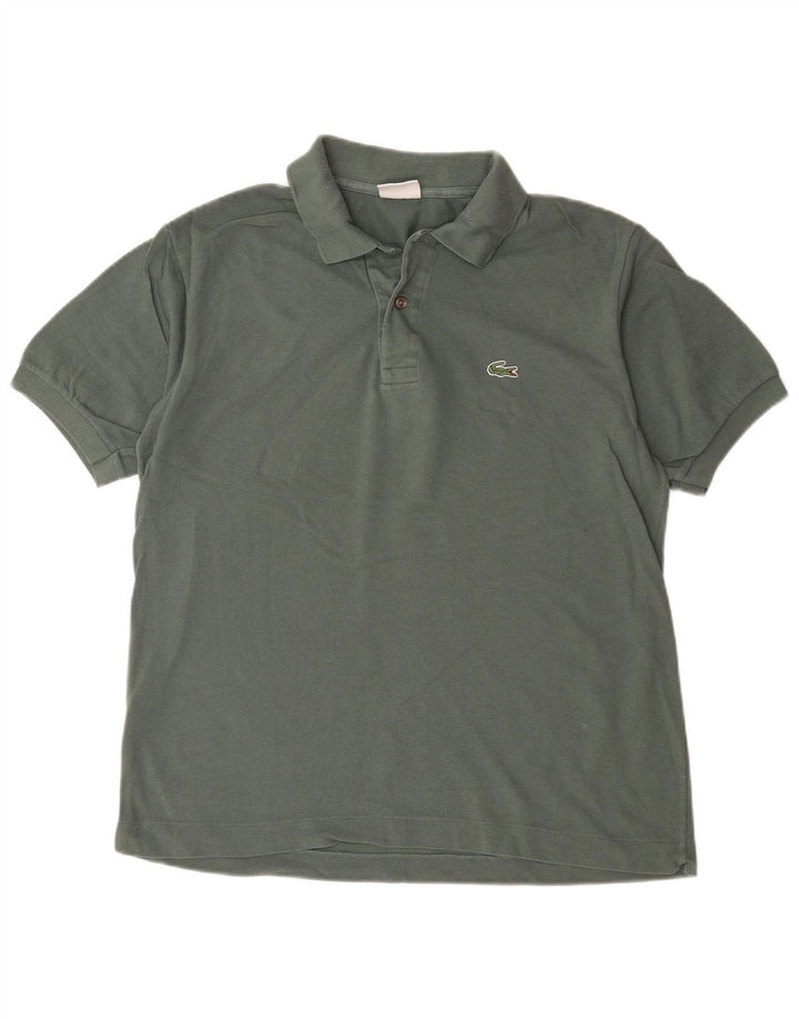 Polo Lacoste para hombre talla 4 algodón verde medio