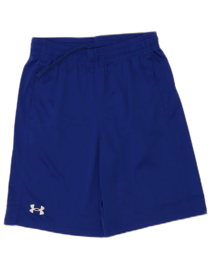 Under Armour Pantalones cortos deportivos para niños 11-12 años Grande Azul Poliéster