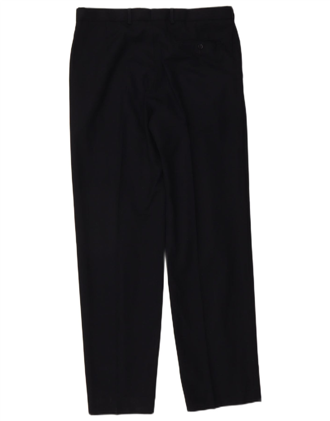Marks & Spencer Pantalones de traje de corte regular con pinzas para hombre W34 L33 Azul marino