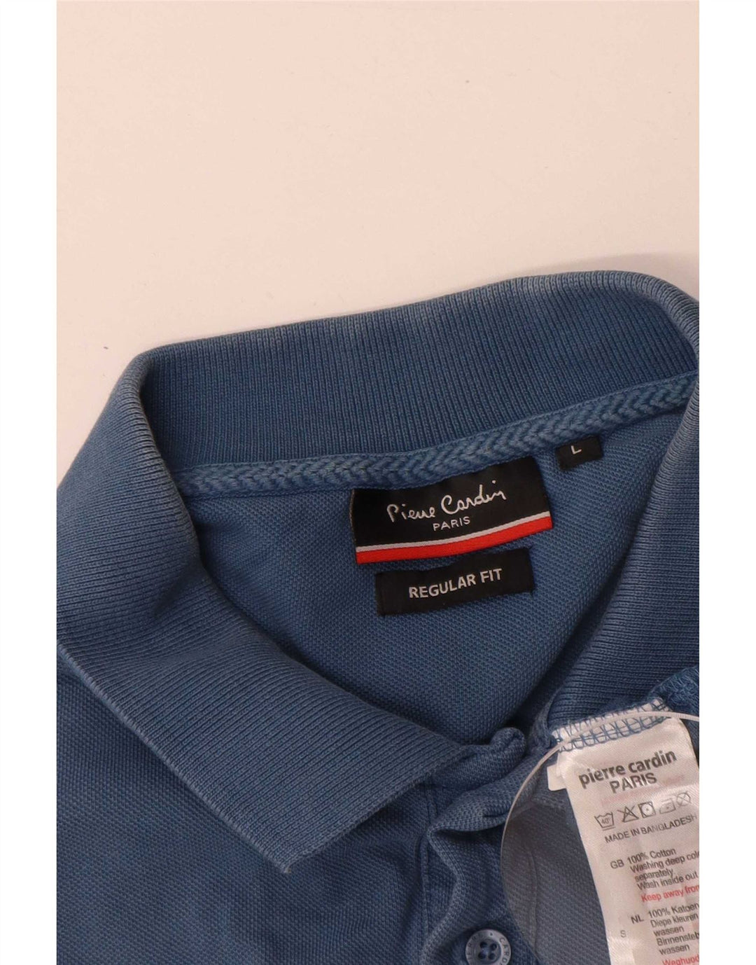 Pierre Cardin Polo De Corte Regular Para Hombre Algodón Azul Grande