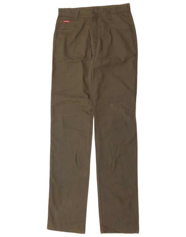 Carrera Pantalones casuales rectos para hombre IT 46 Small W30 L38 Algodón caqui