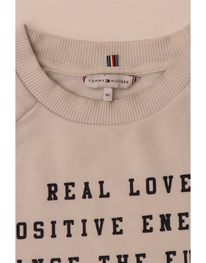 Tommy Hilfiger Sudadera Gráfica Jumper XS Off White Hombre