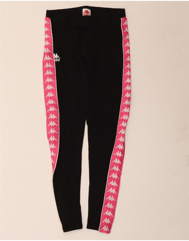 Kappa Leggings gráficos para mujer Reino Unido 44 Mediano Negro