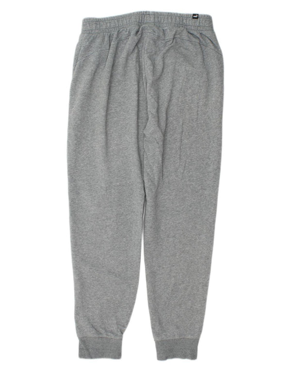Puma Pantalones De Chándal Para Hombre Joggers Large Gris Algodón