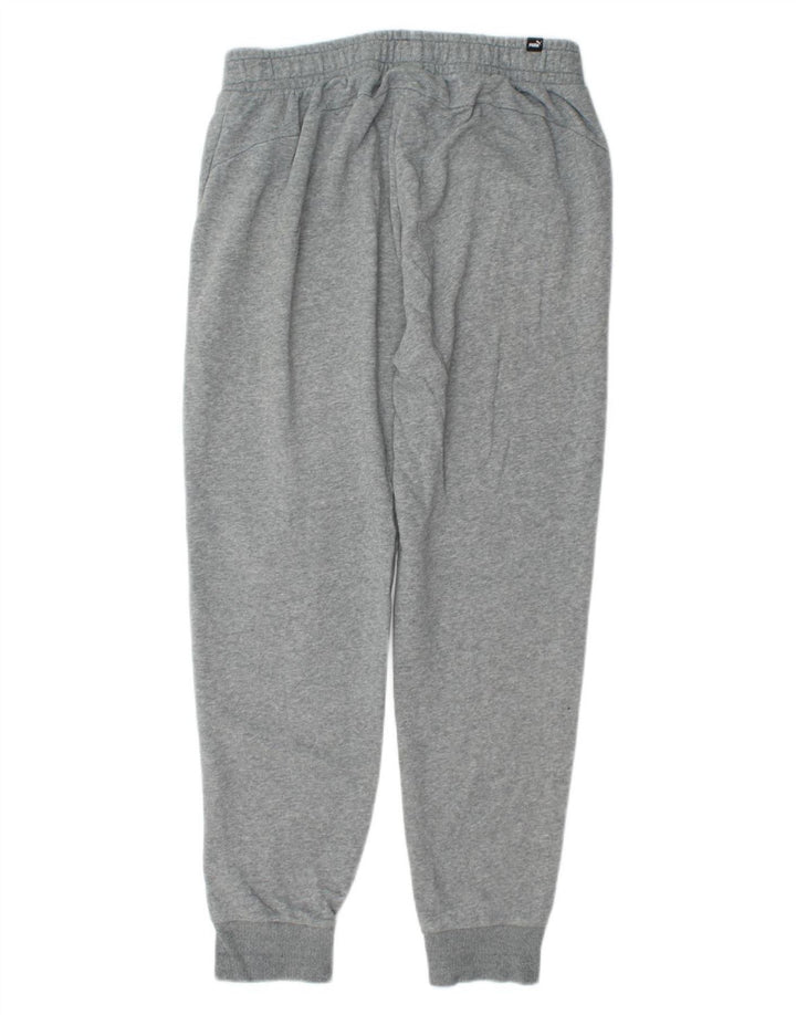 Puma Pantalones De Chándal Para Hombre Joggers Large Gris Algodón