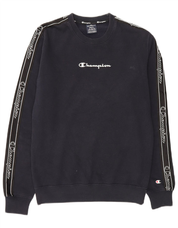 Champion Sudadera Gráfica para Hombre Jersey Pequeño Azul Marino