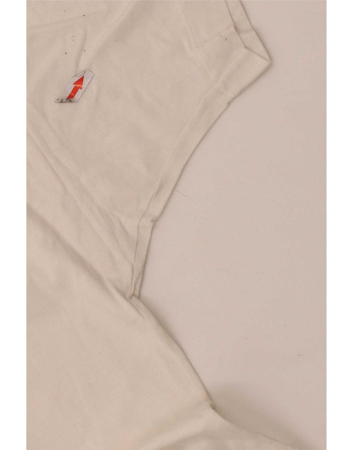Sergio Tacchini Polo Hombre Blanco Medio Geométrico