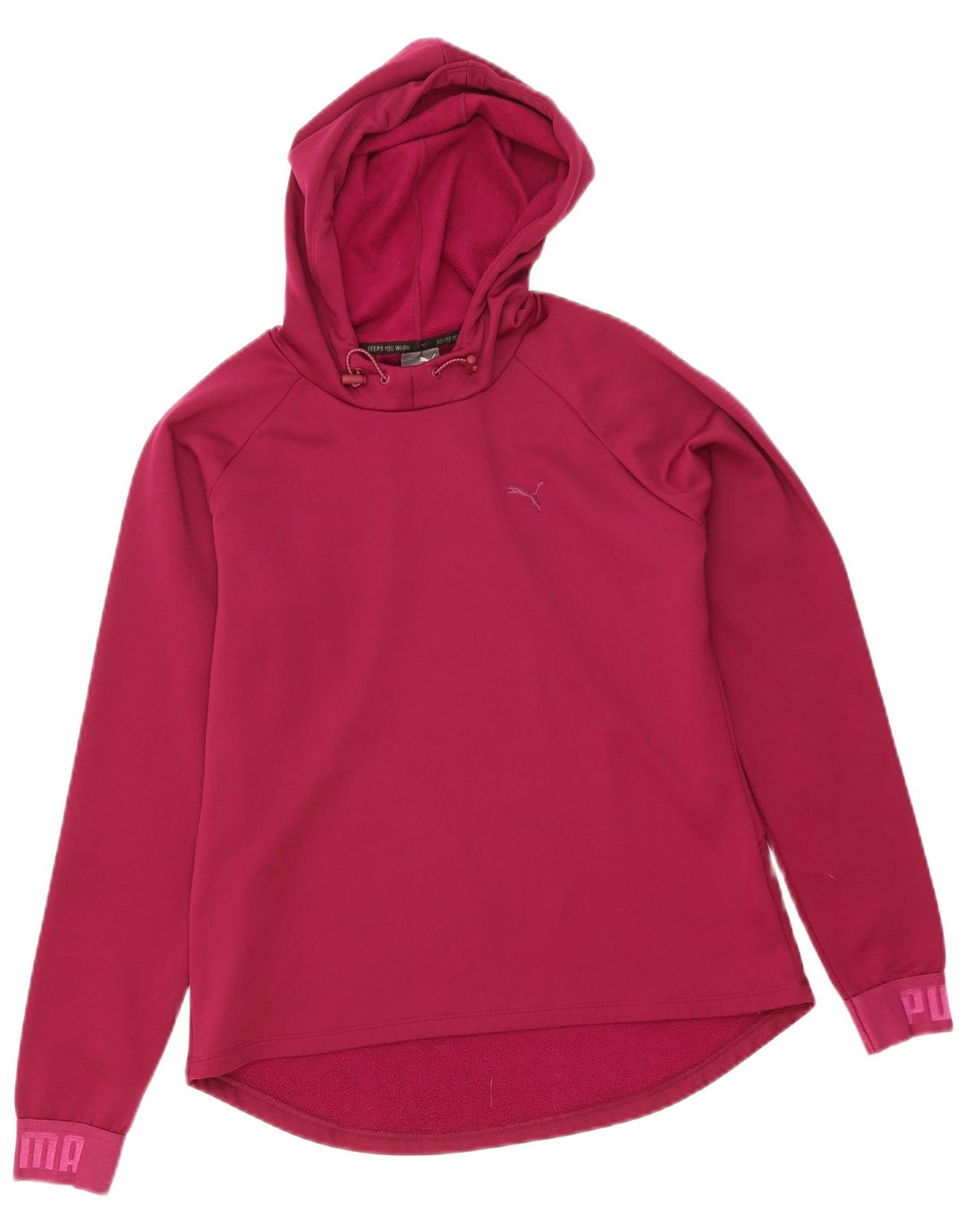 Puma Mujer Graphic Sudadera con capucha Jumper UK 12 Medio Púrpura Poliéster