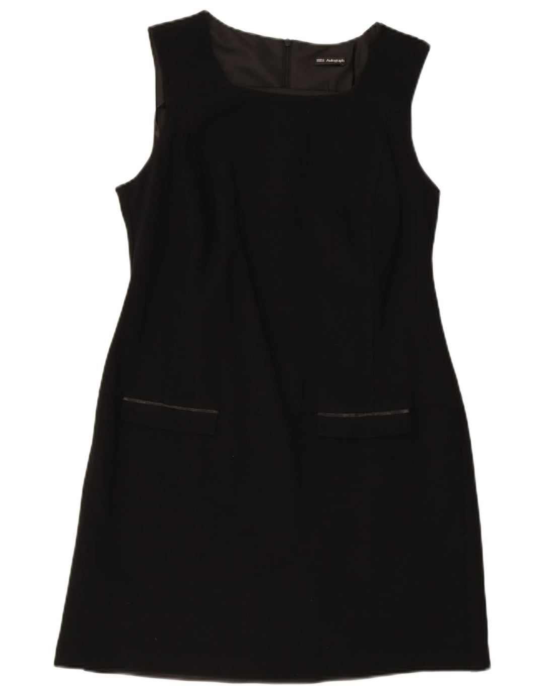 Marks & Spencer Vestido tubo sin mangas Autograph para mujer UK 44 Mediano Negro