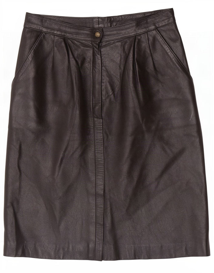 Falda de cuero para mujer Maxime IT 42 Medium W26 Negro