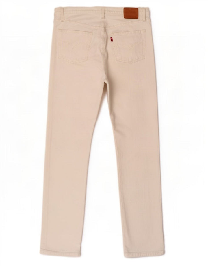 Vaqueros rectos Levi's para hombre W29 L28 Algodón blanco