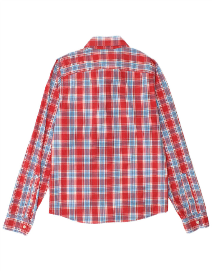 Camisa HOLLISTER Hombre Medium Red Check Cotton