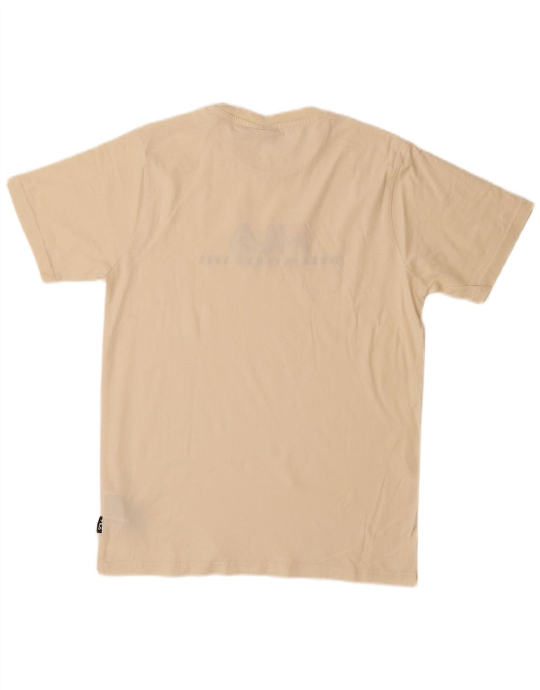 Fila - Camiseta gráfica para hombre, talla pequeña, algodón beige
