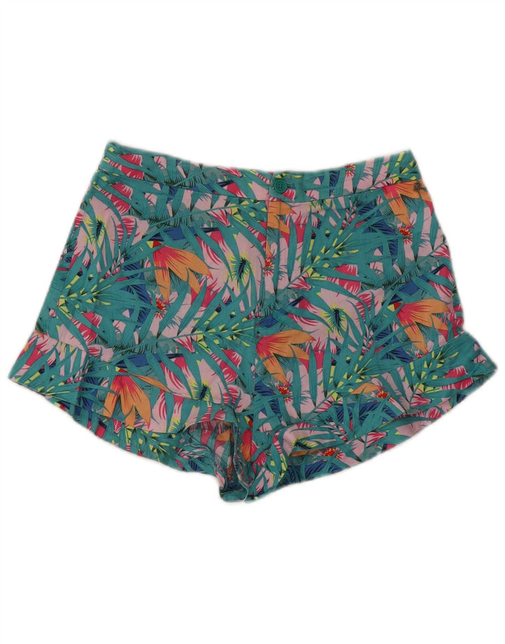 PEPE Jeans Hot Pants Mujer Small W27 Algodón Floral Multicolor