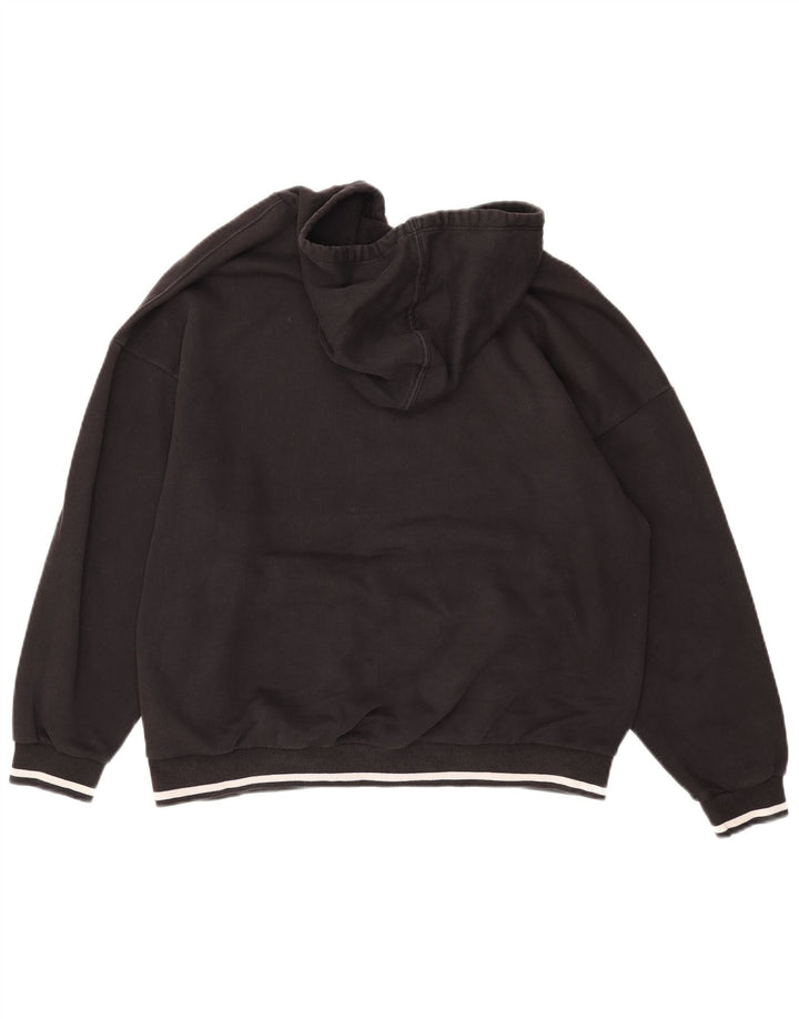 PUMA Sudadera con capucha gráfica para mujer Reino Unido 46 Grande Algodón negro