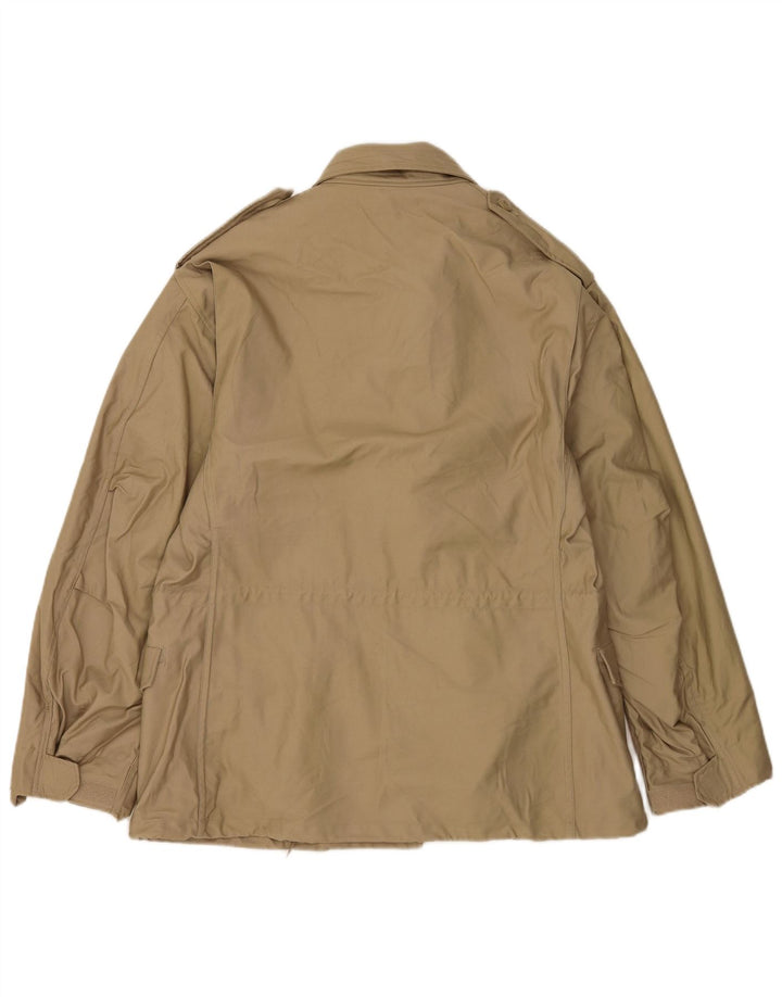 Chaqueta militar vintage para hombre Reino Unido 38 Nylon beige medio
