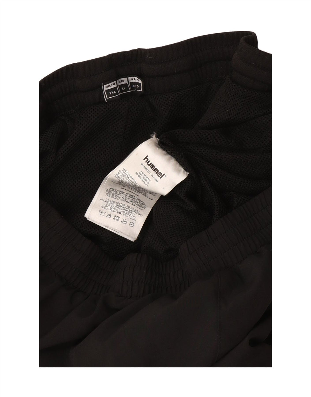 Hummel Pantalón De Chándal Gráfico Hombre 2XL Negro Poliéster Deportes