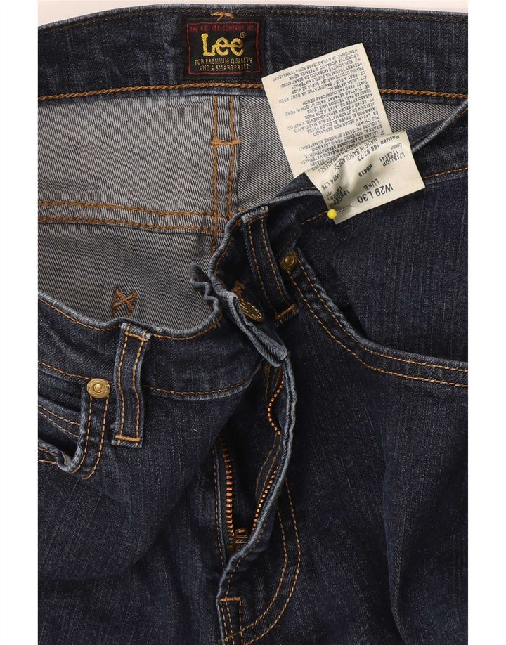 Vaqueros Lee Luke Slim para Mujer W29 L30 Algodón Azul Marino