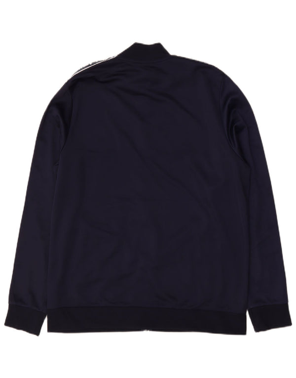 Fila Mens Graphic Chándal Top Chaqueta Grande Azul Marino Colorblock