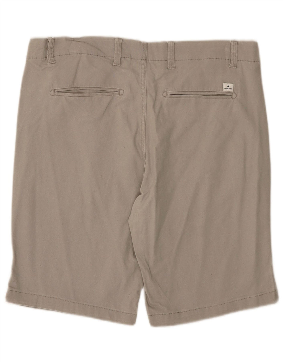Jack & Jones Pantalones cortos chinos regulares para hombre XL W38 Algodón gris