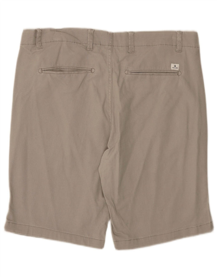 Jack & Jones Pantalones cortos chinos regulares para hombre XL W38 Algodón gris