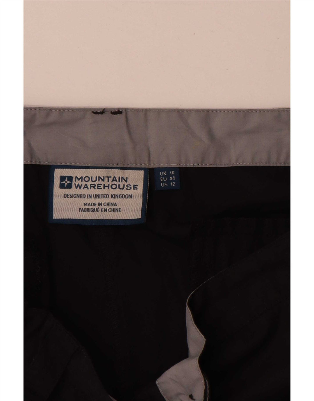 Pantalones cortos tipo cargo para mujer de Mountain Warehouse UK 46 Large W34 Poliéster negro