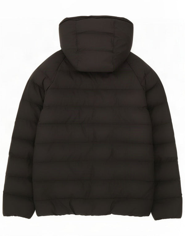 Nike Chaqueta acolchada con capucha para niños 10-11 años Mediana Negro Poliéster