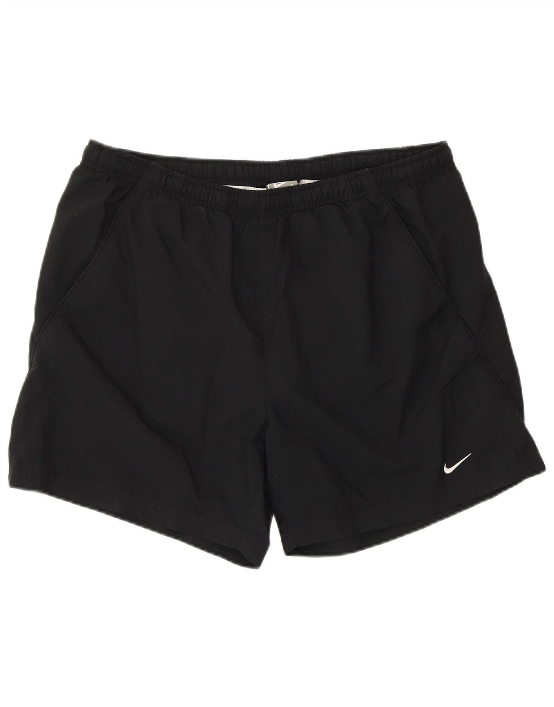 Pantalones cortos deportivos NIKE para hombre, poliéster negro grande