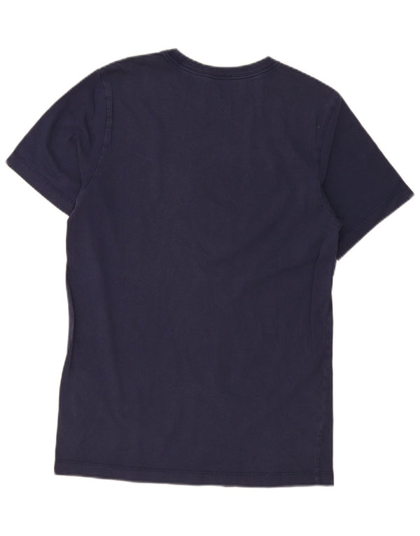 Nike - Camiseta gráfica para hombre, talla pequeña, algodón azul marino