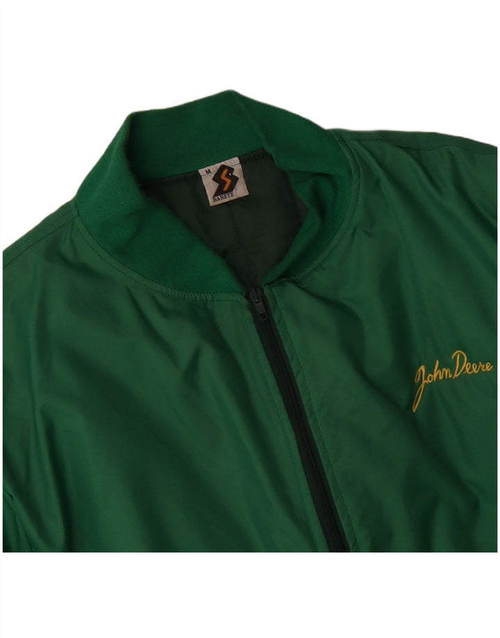 John Deere Chaqueta bomber holgada para hombre UK 38 Poliamida verde medio