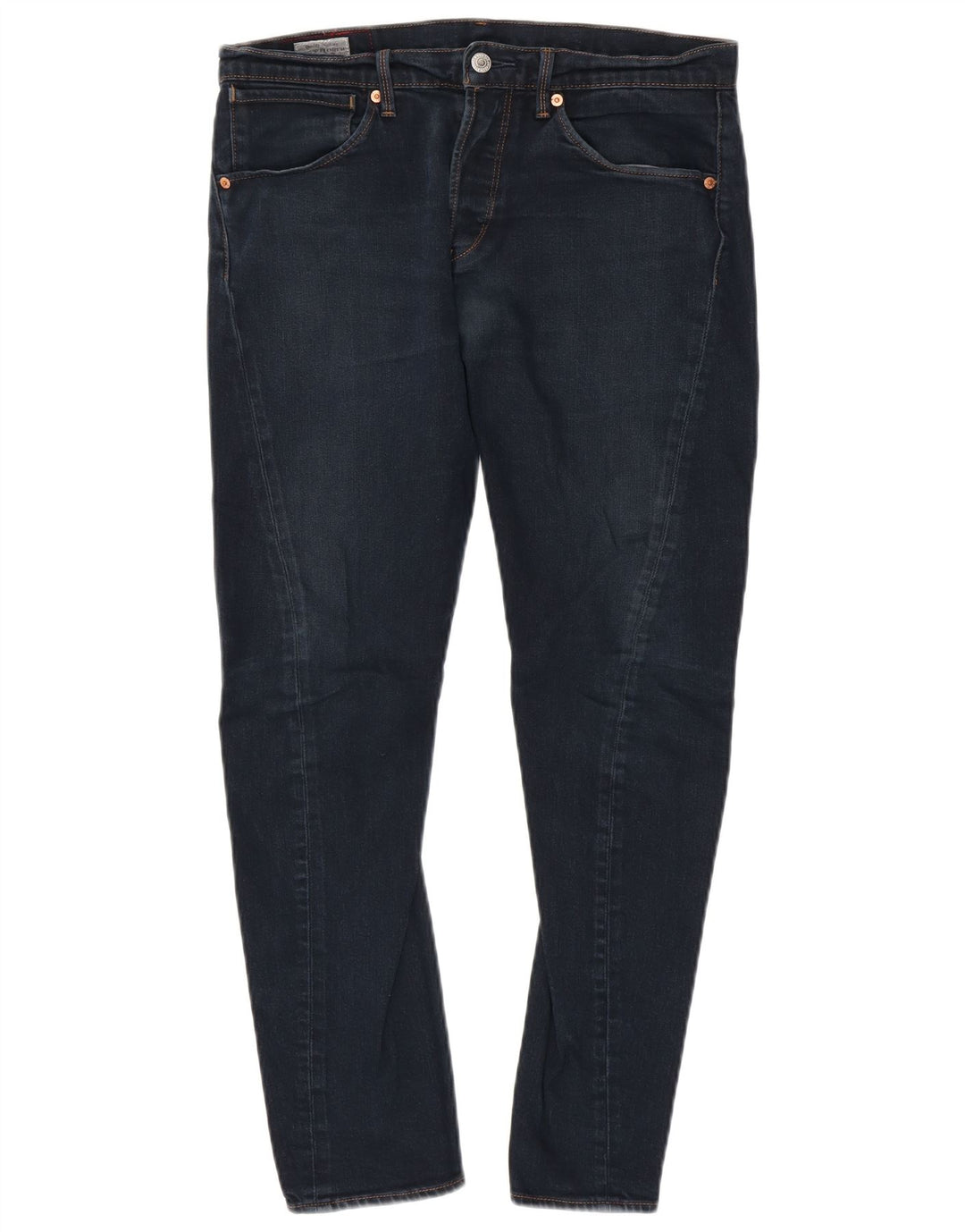 LEVI'S Vaqueros pitillo tipo banana para hombre W33 L32 Algodón azul marino