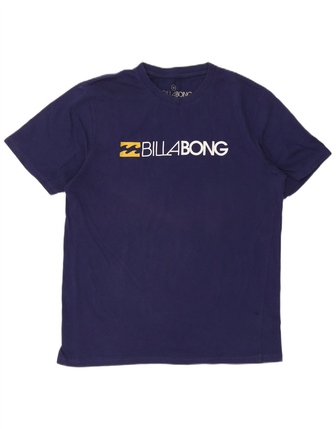 Billabong Hombre Camiseta Gráfica Top Medium Azul Marino Algodón