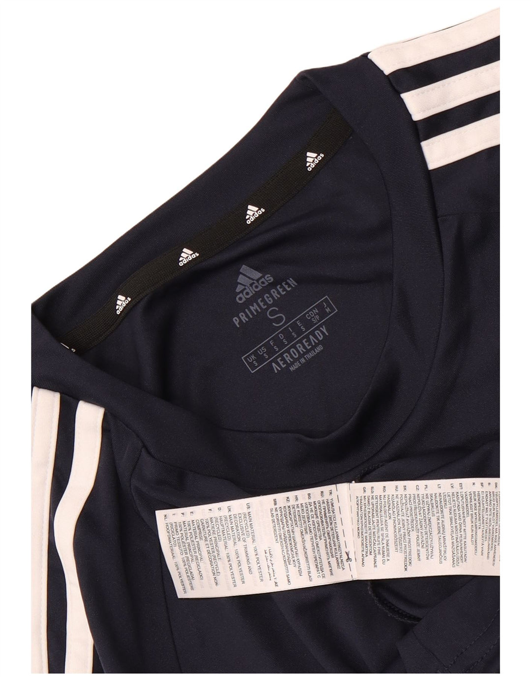 Adidas Hombre Aeroready Camiseta Top Pequeño Azul Marino Poliéster