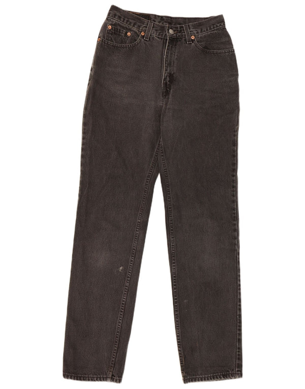 Levi's Jeans rectos ajustados 512 para mujer US 9 Medium W26 L31 Algodón negro