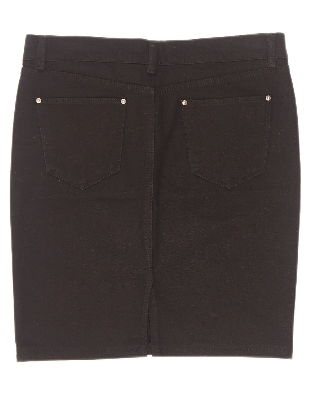 Zara Mujer Falda Vaquera Grande W30 Negro